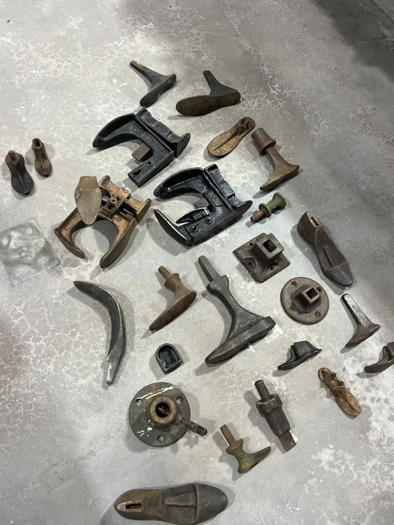 Large Assortment of Antique Shoe Lasts and Various Shoe Making Equipment Image 1++