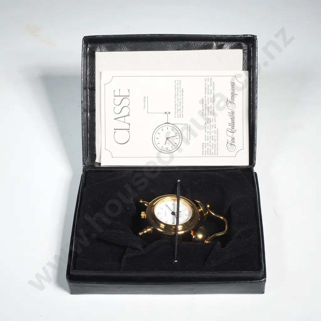 Cased Classe Desk Clock Image 1++