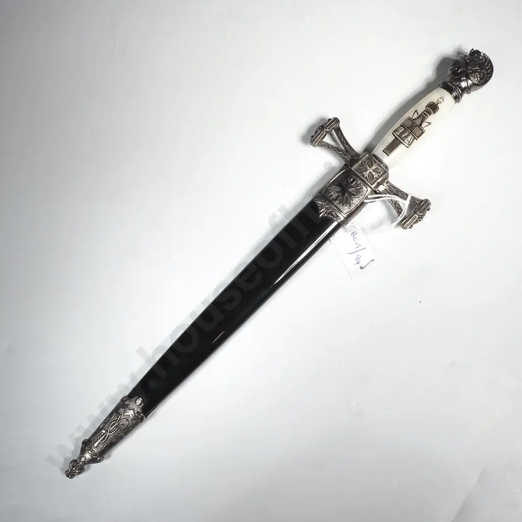 Reproduction Templar Knight Renaissance Dagger w Stainless Steel Blade Image 1++