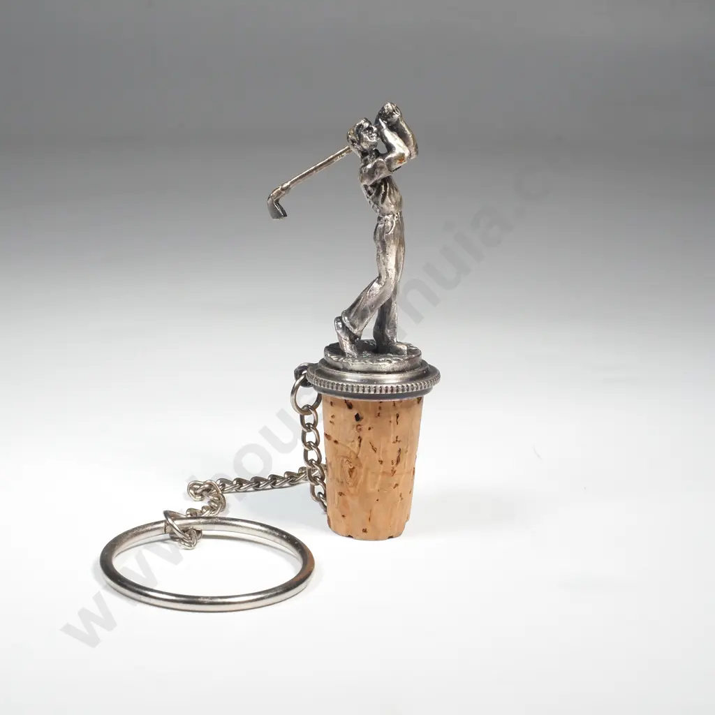 Vintage Golfer Decorative Bottle Top Image 1++