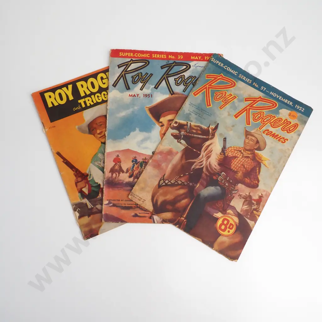 Three 'Roy Rogers' Comic Books Image 1++