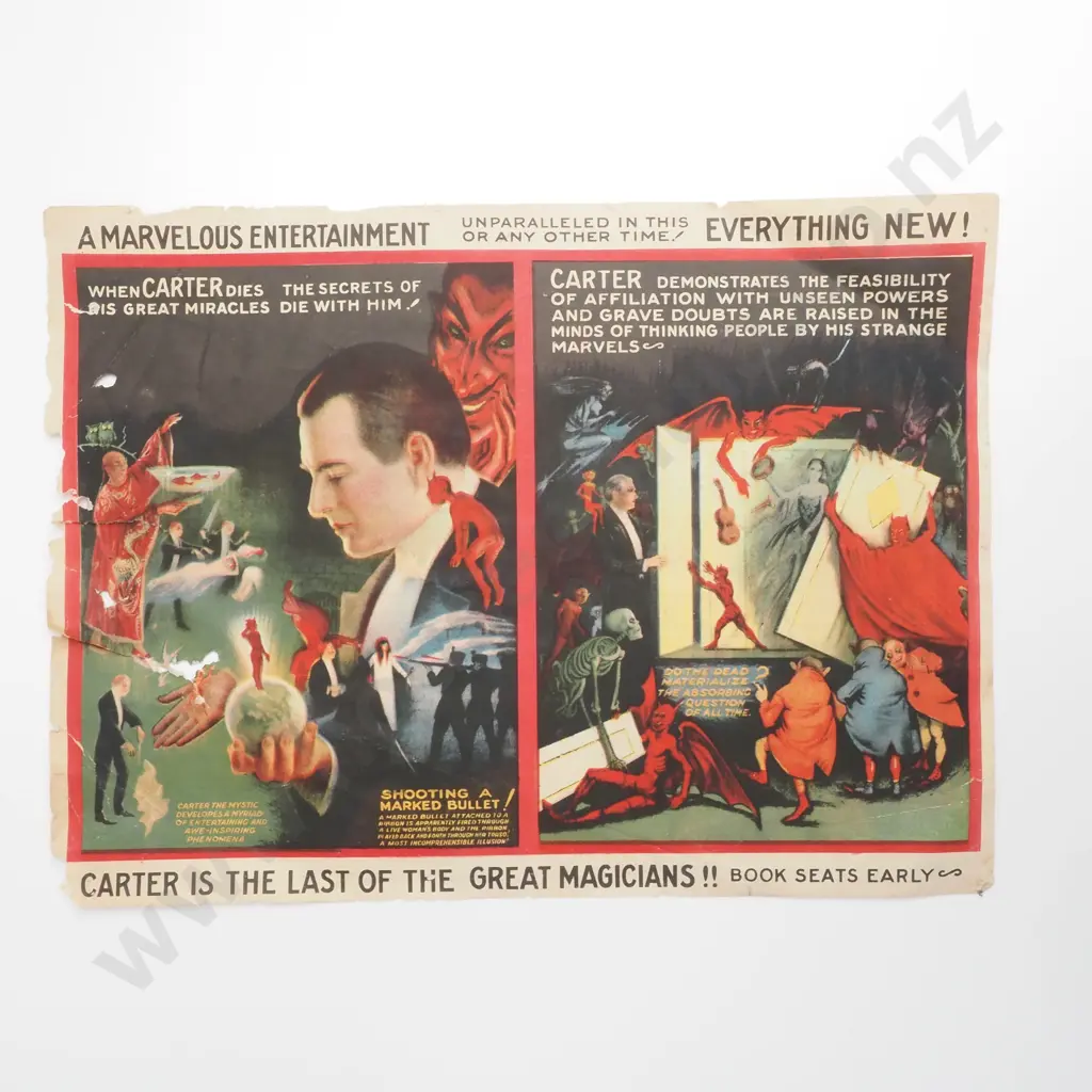Double Sided Flyer For  Carter The Great (Magician) Image 1++