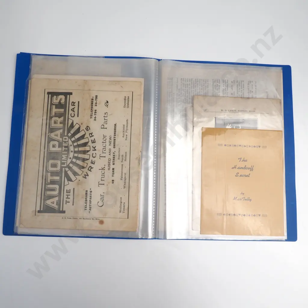 Collection Of Programmes From Various Magicians Including The Great Benyan, Virgil, Carter The Mysterious. Image 1++