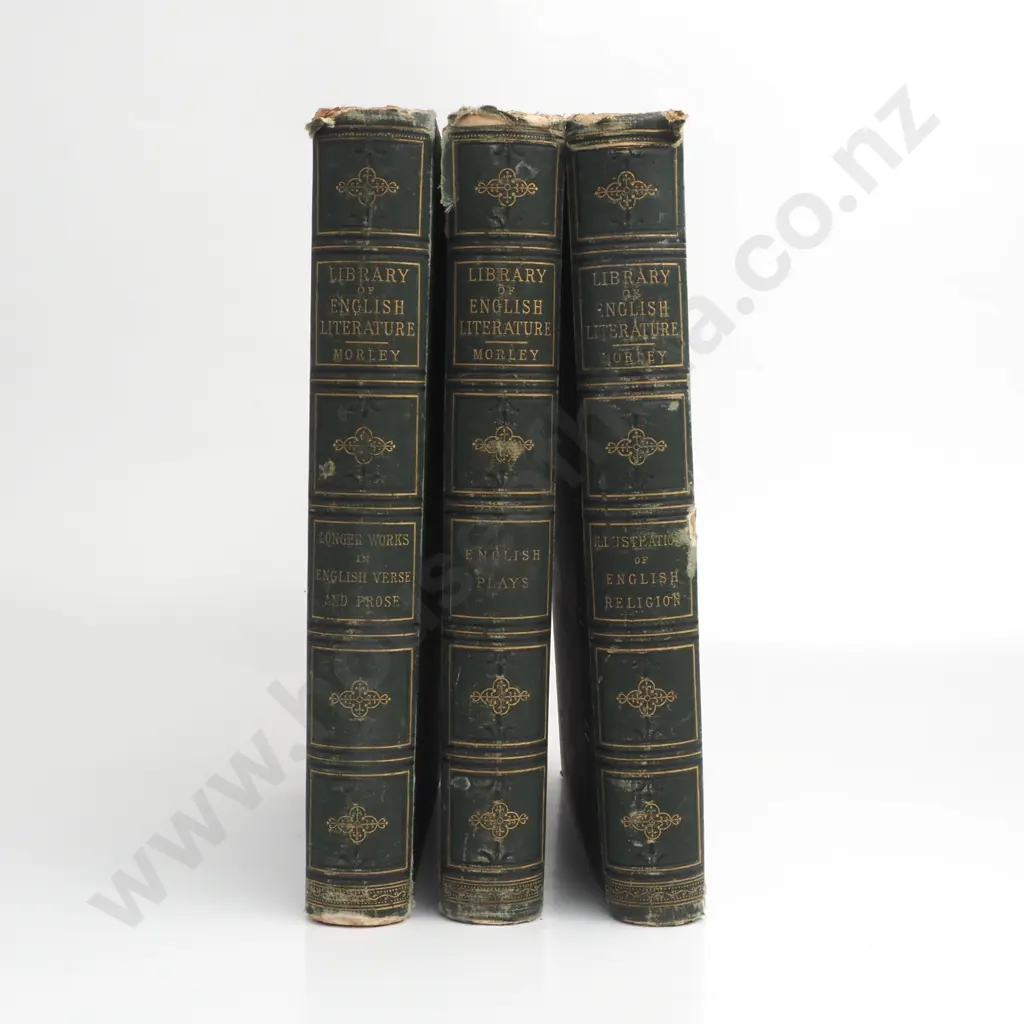 Henry Morley, The Library of English Literature, Published by Cassell & Company, 1890 in Three Volumes Image 1++