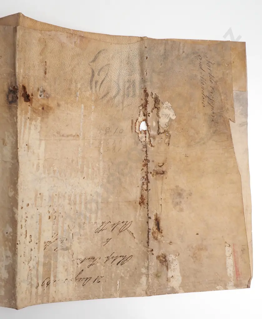 Marriage Agreement - England - 1696 - vellum - AF Image 1++