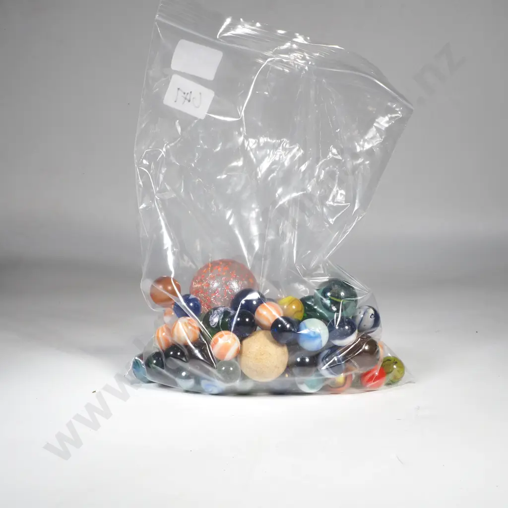 Assorted Vintage & Modern Glass Marbles Image 1++
