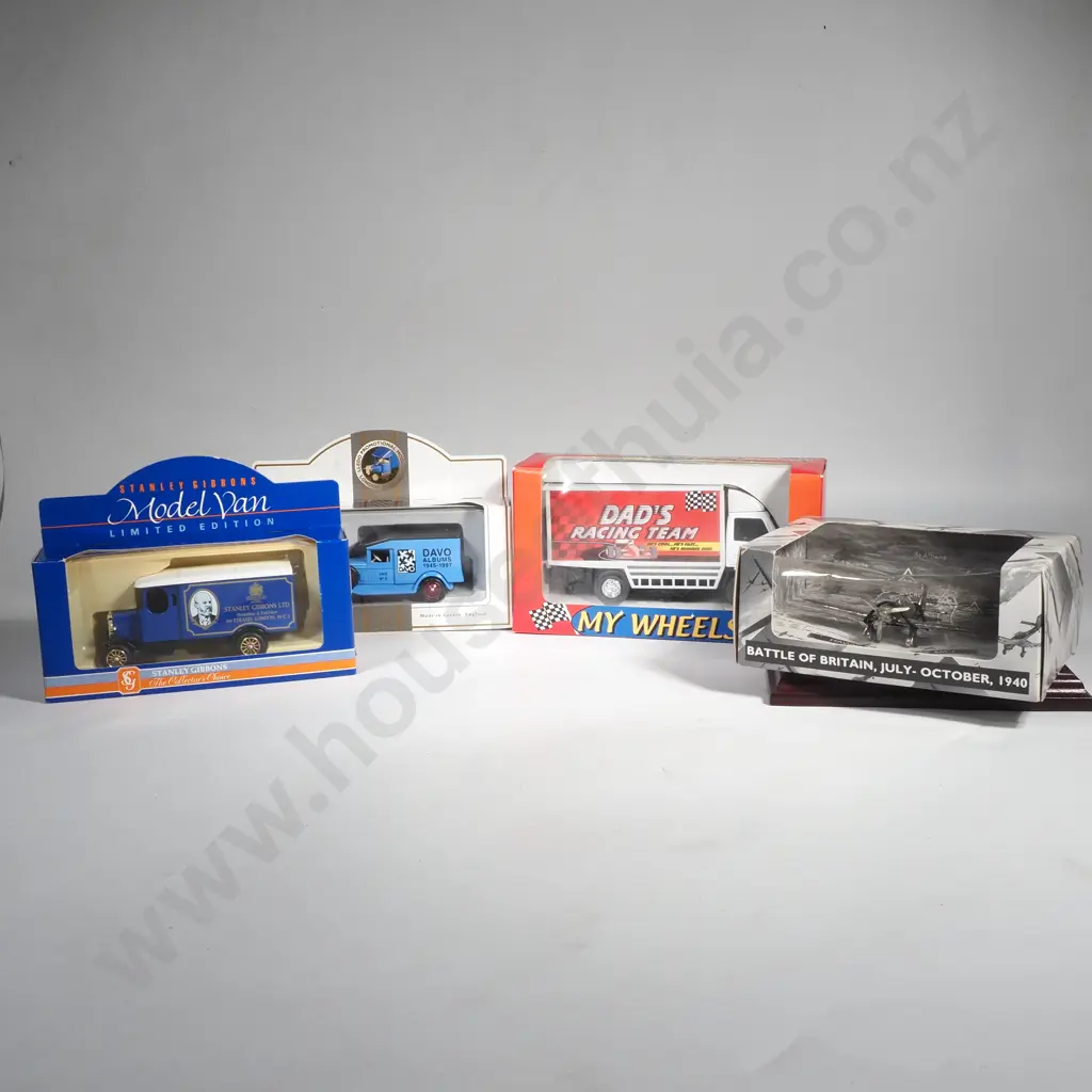 3 Model Cars & 1plane Image 1++