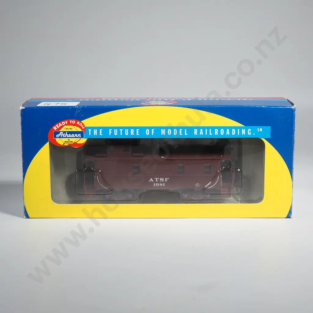 Bachmann E-Z Track System &10' Power Extension Wire, Athearn HO Scale "AT& SF" Cupola Caboose 'Santa Fe" Image 1++
