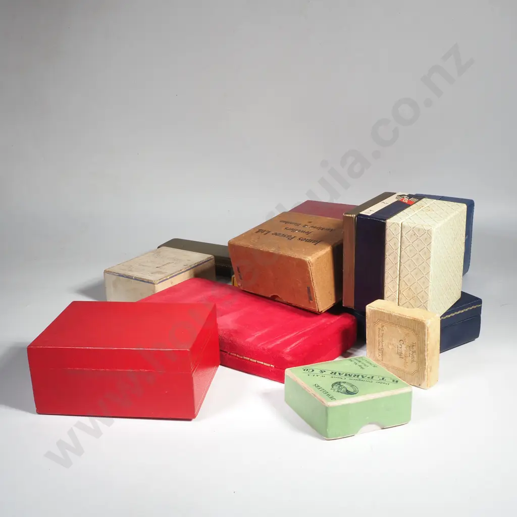 Collection of Vintage Watch Cases & Boxes Image 1++