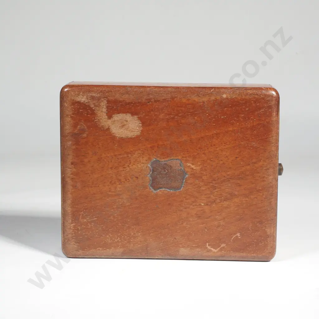 Antique Mahogany Pocket Watch Case, Image 1++