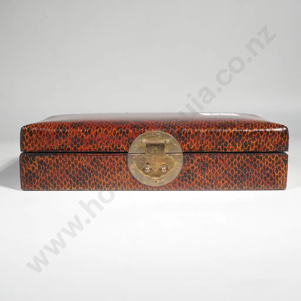 Faux Crocodile Skin Jewellery Box Image 1++