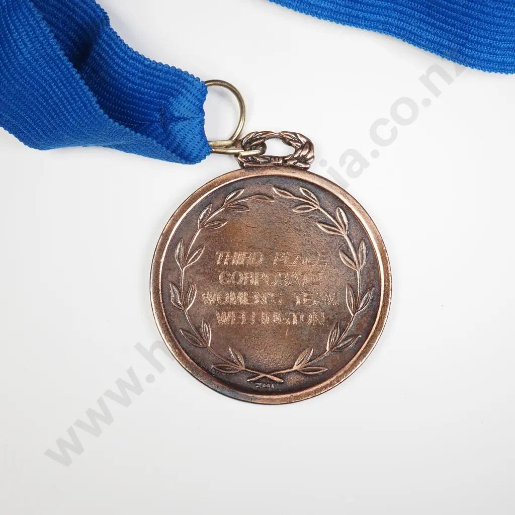 NZ 1998 Fay Richwhite Corporate Team Triathlon Third Place medal Image 1++