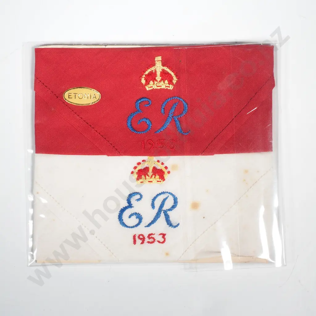 Postcard of Winston Churchill & Six Postcards of 'Chartwell' & a 1953 Coronation Souvenir Suitcase Produced by Etonia Image 1++