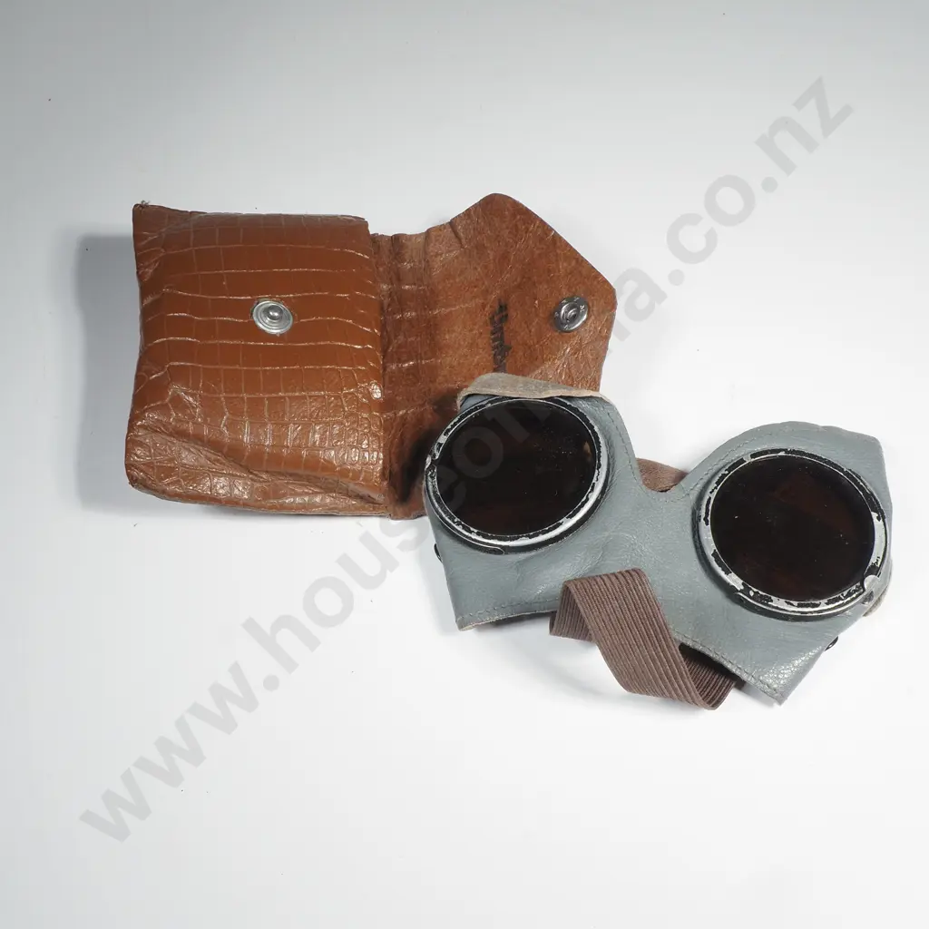 Vintage Three German Umbral Zeiss Googles Used as Antiglare Protective Eyewear Image 1++