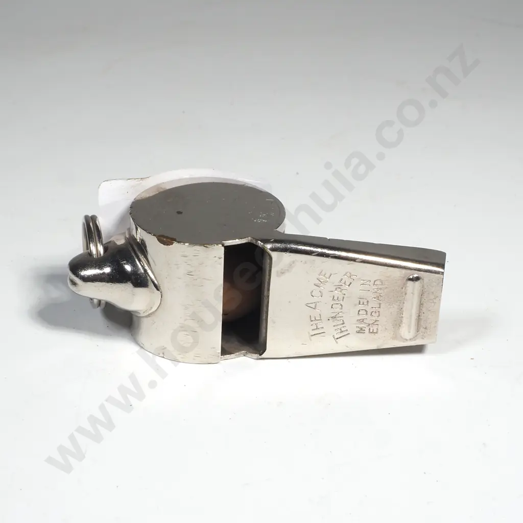 Vintage Acme Thunderer Whistle w Wooden Internal Pea Image 1++