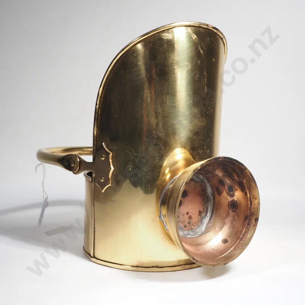 Small Brass Ornamental Coal Scuttle Image 1++