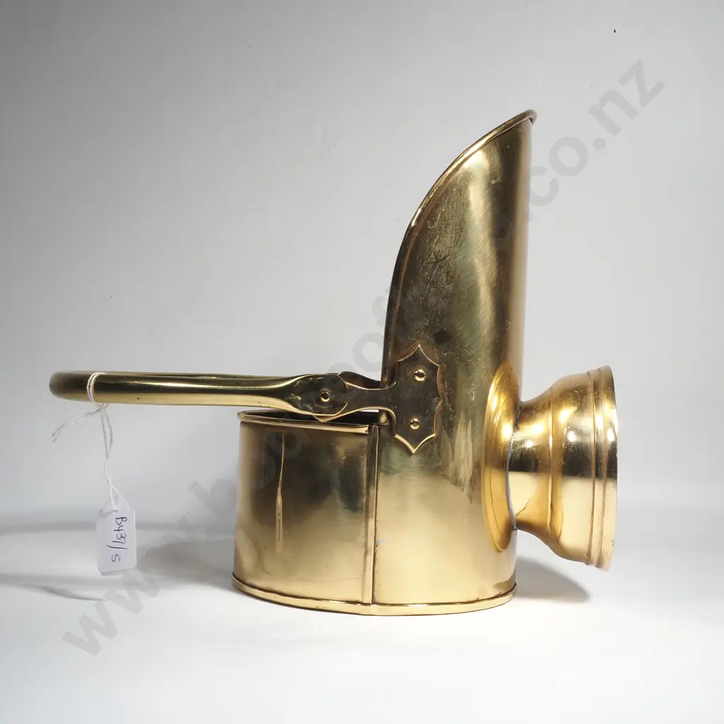 Small Brass Ornamental Coal Scuttle Image 1++