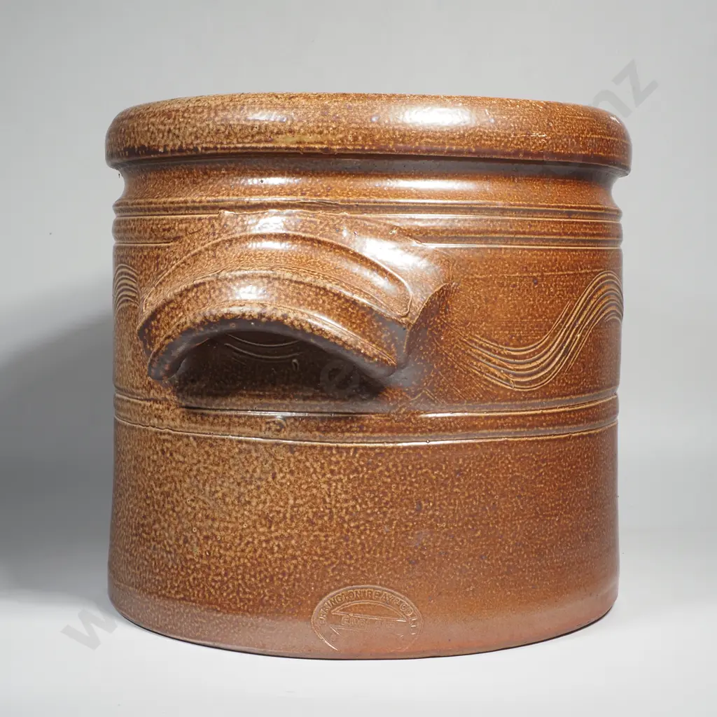 Vintage Errington Reay & Co Salt Glazed Stoneware Crock Image 1++