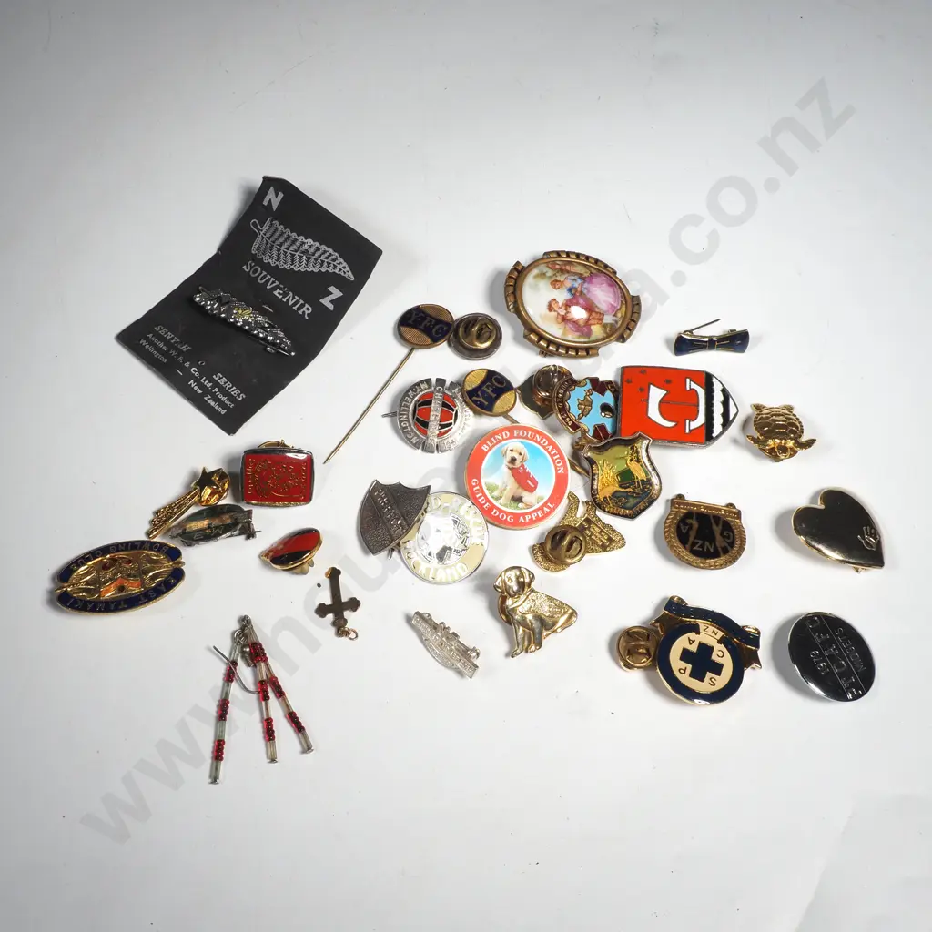 Bag of assorted Vintage Badges Image 1++
