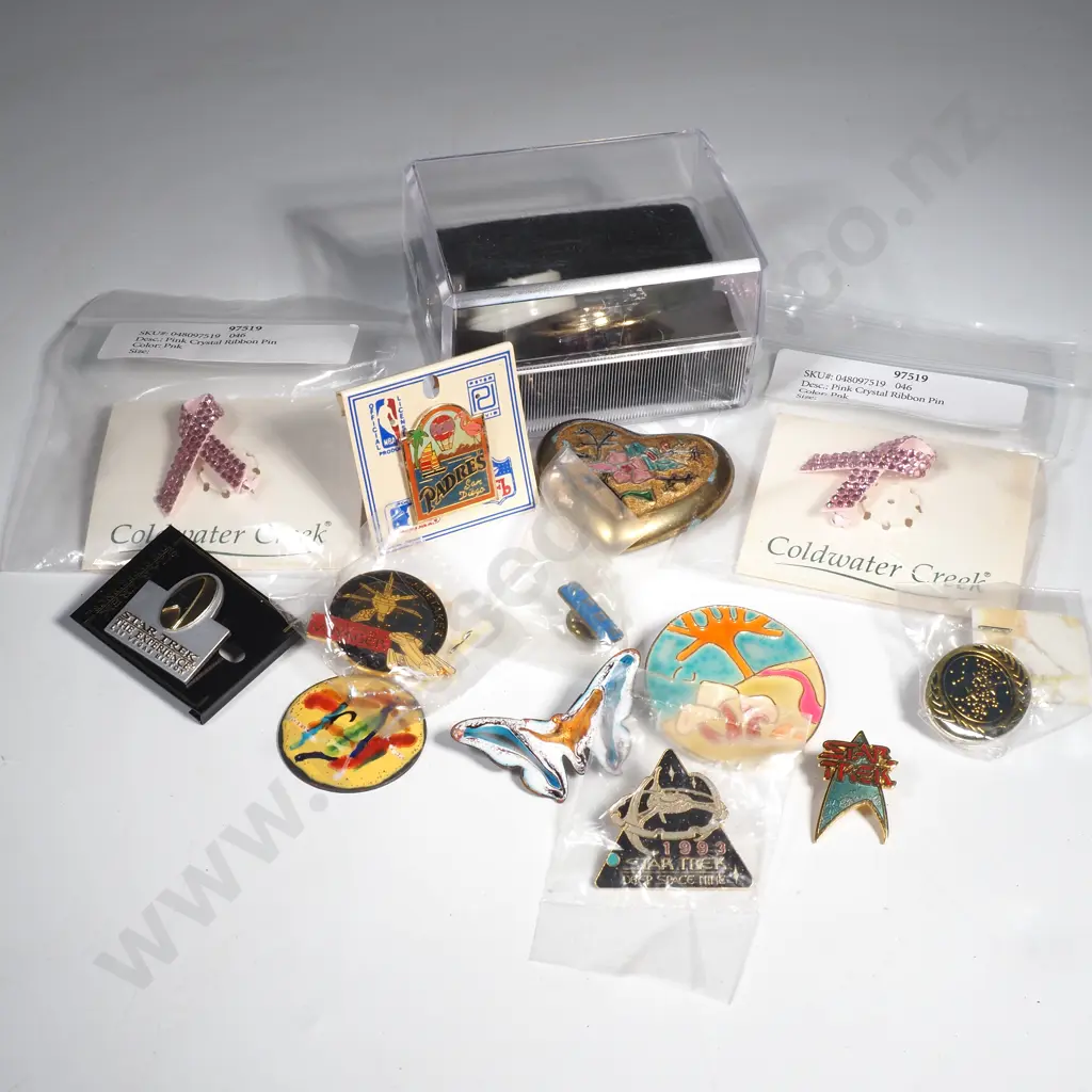 Collection of Enamel Pins & Pendants Image 1++