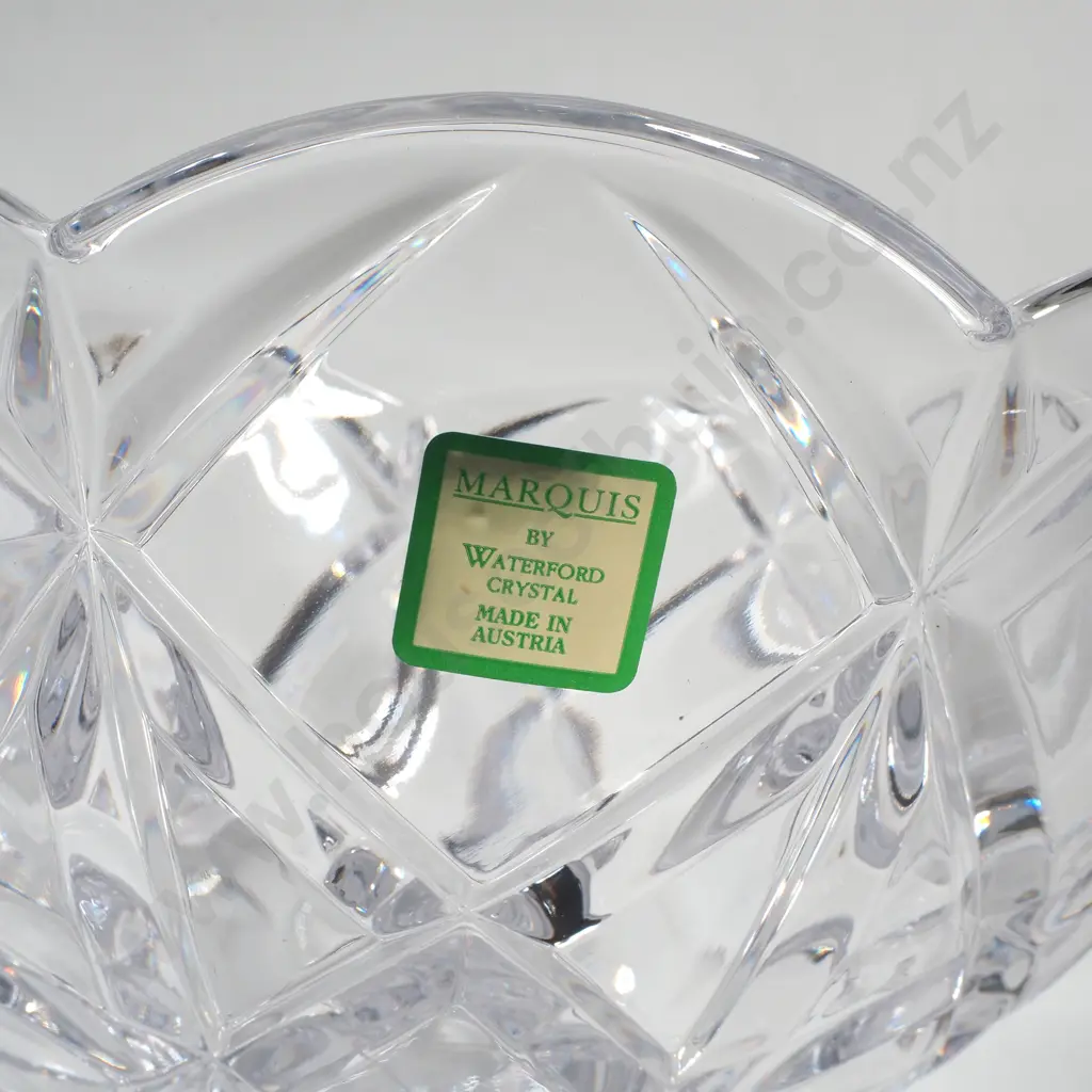 Boxed Amway Waterford 'Marquis' Crystal Vase & Bowl Image 1++