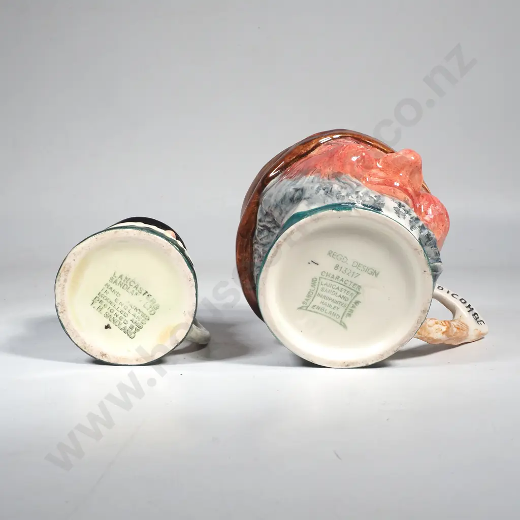 Two Lancaster Sandland Handpainted Character Ware - Toby Jugs Image 1++