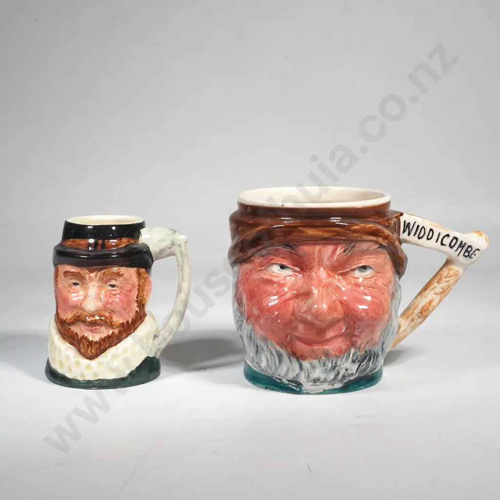 Two Lancaster Sandland Handpainted Character Ware - Toby Jugs Image 1++