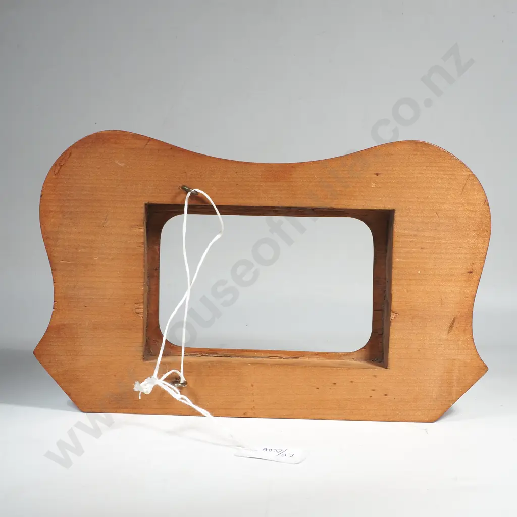 Ornate Carved Wooden Frame w Floral Decoration Image 1++