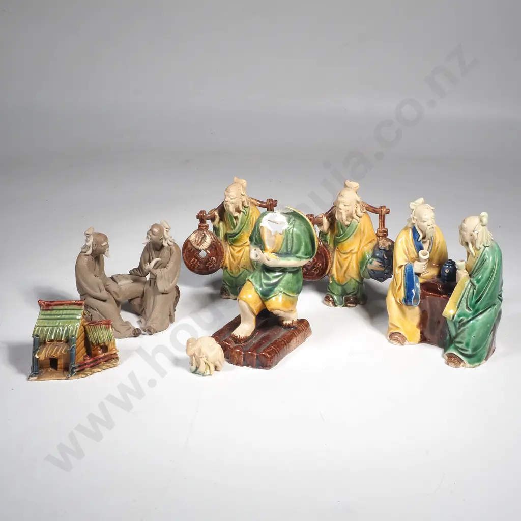 Assorted Vintage Chinese Mudman Figures etc Image 1++