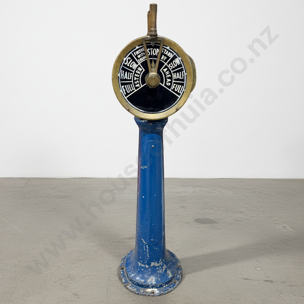 Vintage Ship's Engine Order Telegraph for Transmitting Speed & Direction Form Bridge to Engine Room Image 1++