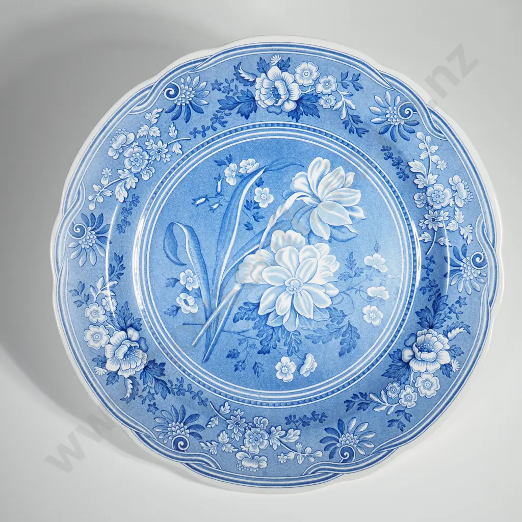 Spode Dinner Plate In The Botanical Pattern From The Spode Blue Room Collection Image 1++