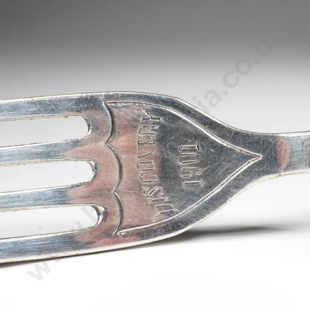 Rare Ivory Handled Fork from the Discovery British Antarctic Expedition of 1901-04 - From the Officers Wardroom Image 1++