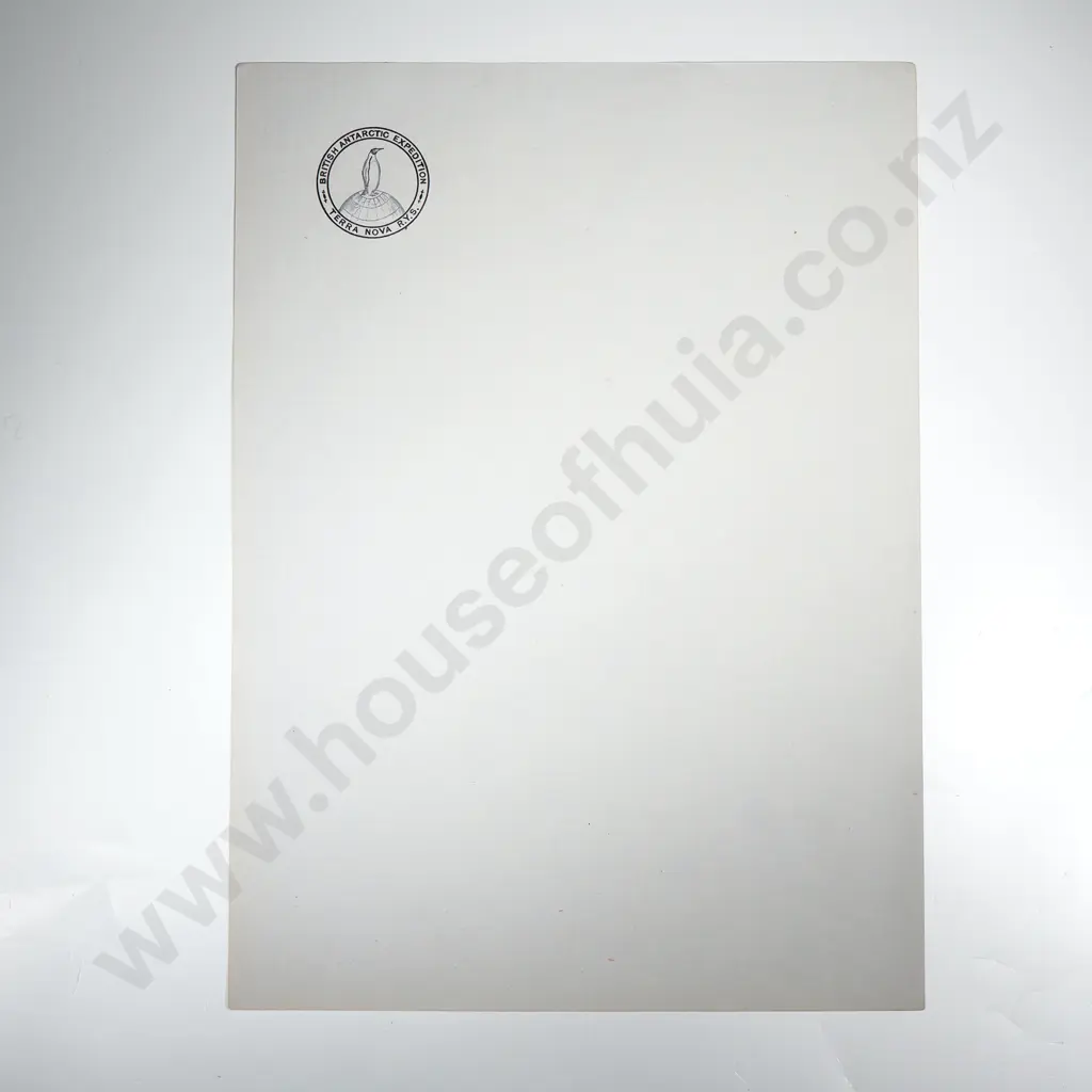 Scarce Unused Stationery from the Terra Nova British Antarctic Expedition of 1910-13 Image 1++