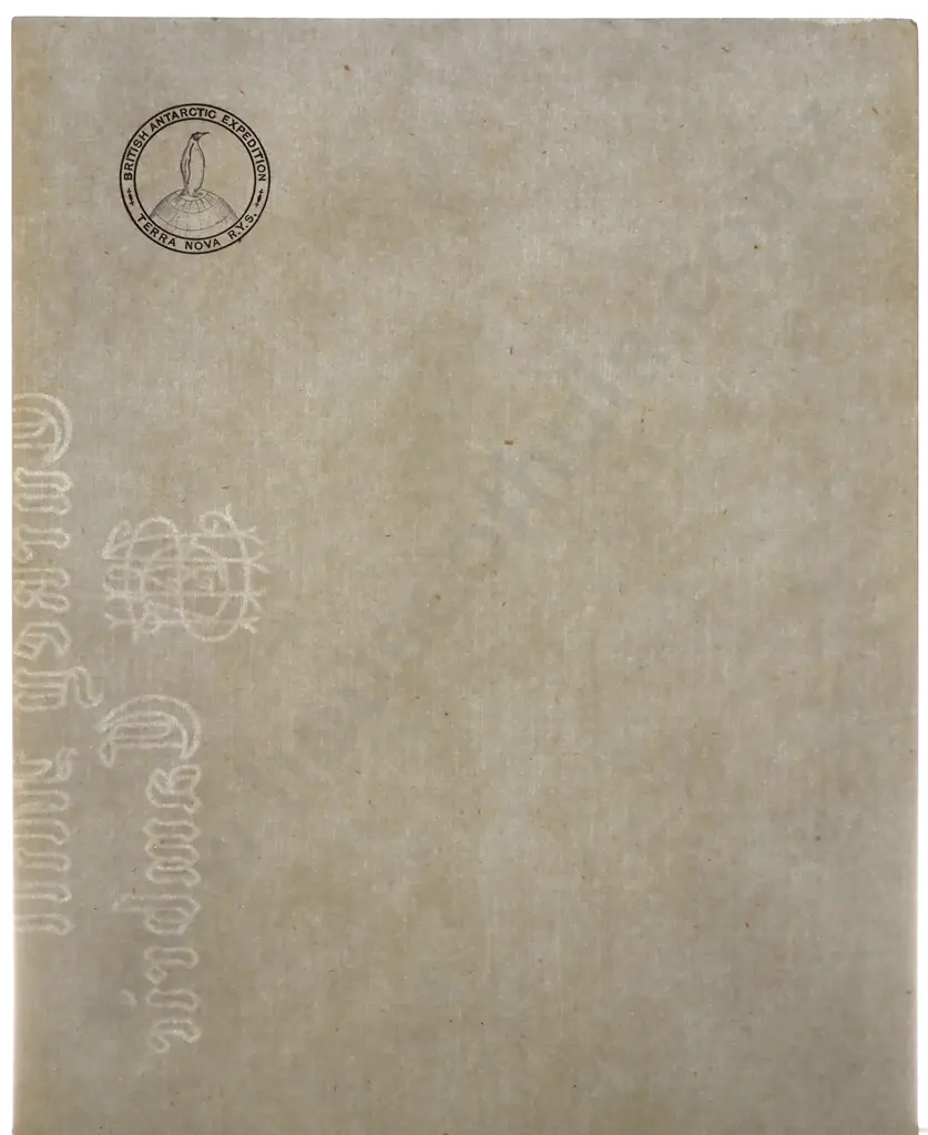 Scarce Unused Stationery from the Terra Nova British Antarctic Expedition of 1910-13 Image 1++