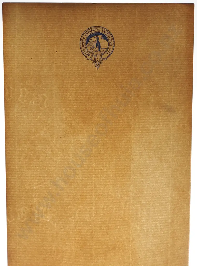 Scarce Unused Stationery from the Discovery British Antarctic Expedition of 1901-04 Image 1++