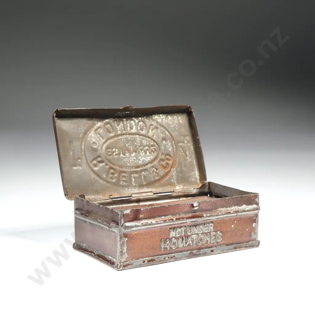 Polar Relic - Matchbox Recovered from Cape Evans, Antarctica - British Antarctic Expedition - Terra Nova 1910-13 Image 1++