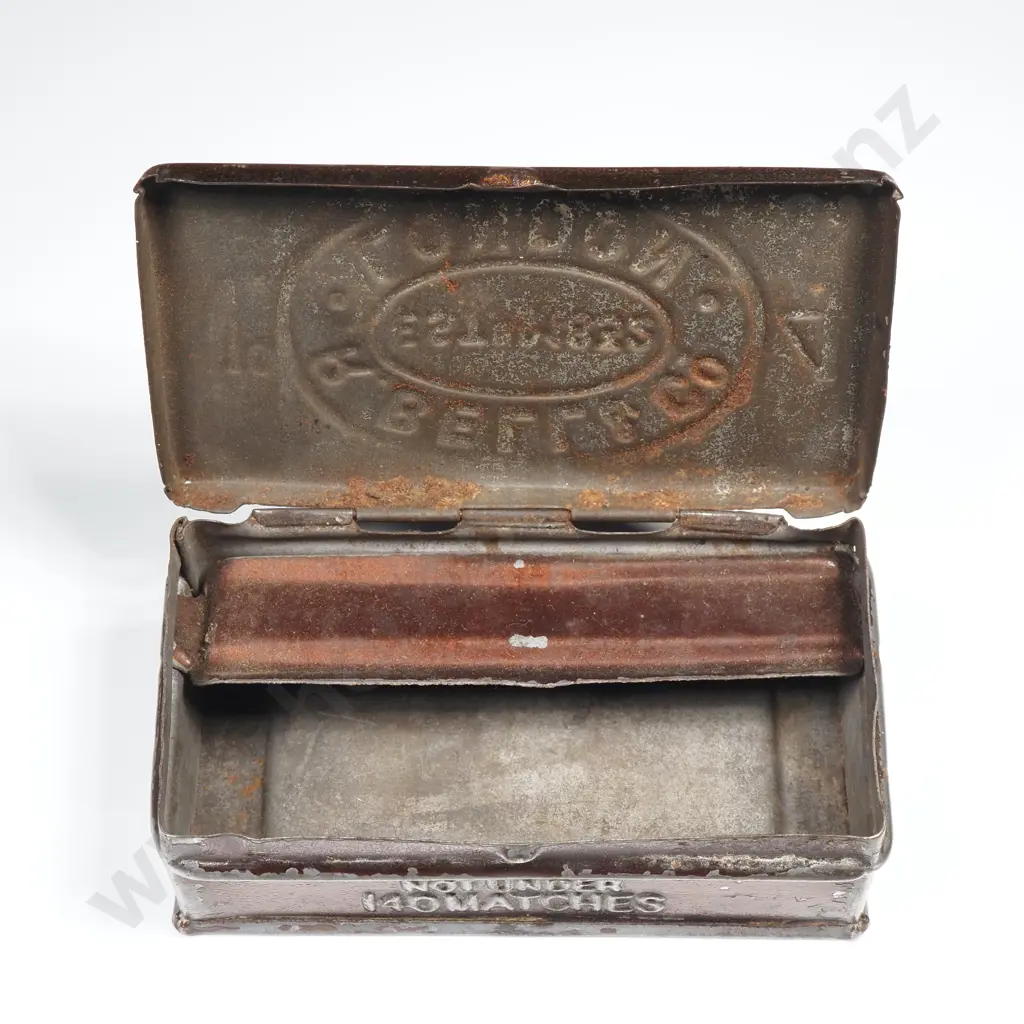 Polar Relic - Matchbox Recovered from Cape Evans, Antarctica - British Antarctic Expedition - Terra Nova 1910-13 Image 1++