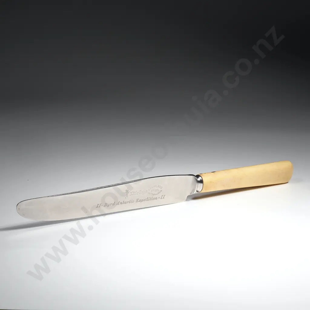 Expedition Table Knife from the Byrd Antarctic Expedition II, 1933-34 Image 1++