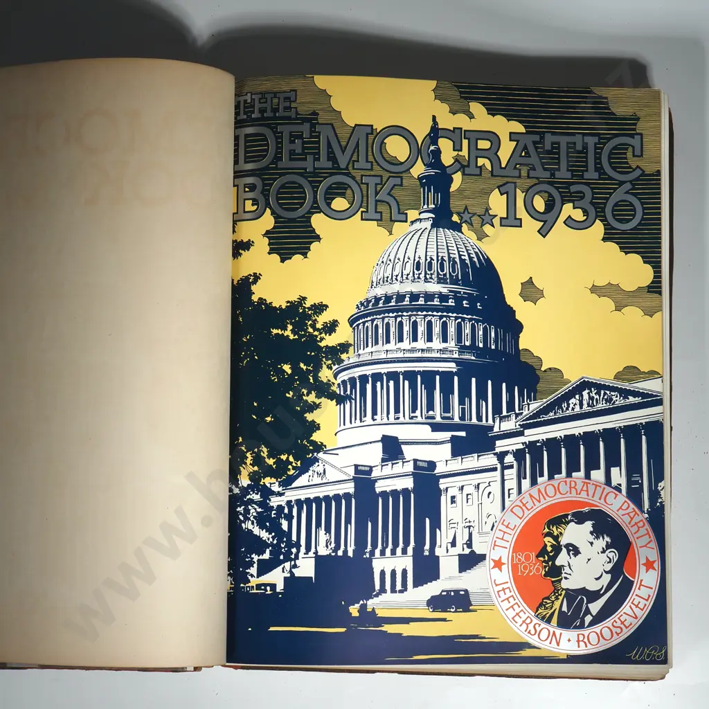 The Democratic Book 1936, Signed by FD Roosevelt Image 1++