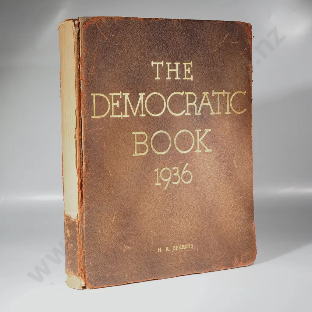 The Democratic Book 1936, Signed by FD Roosevelt Image 1++