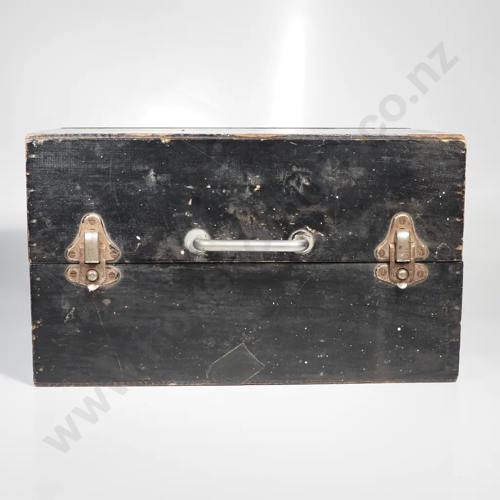 Vintage Wooden Medical Supply Box Image 1++