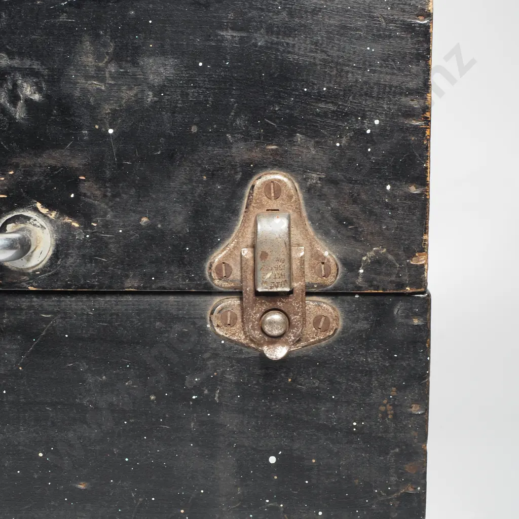 Vintage Wooden Medical Supply Box Image 1++