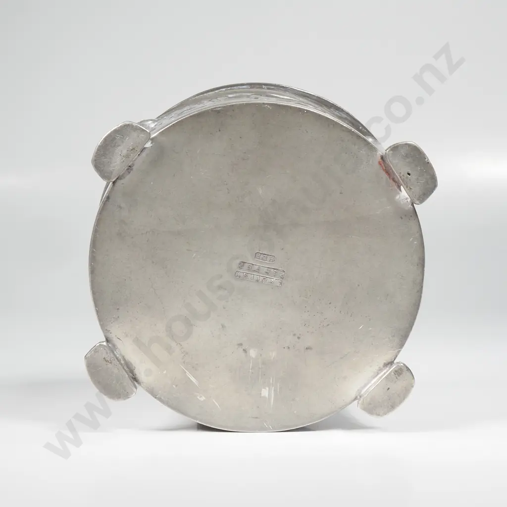 Voysey Art Nouveau Pewter Jewellery Box Image 1++