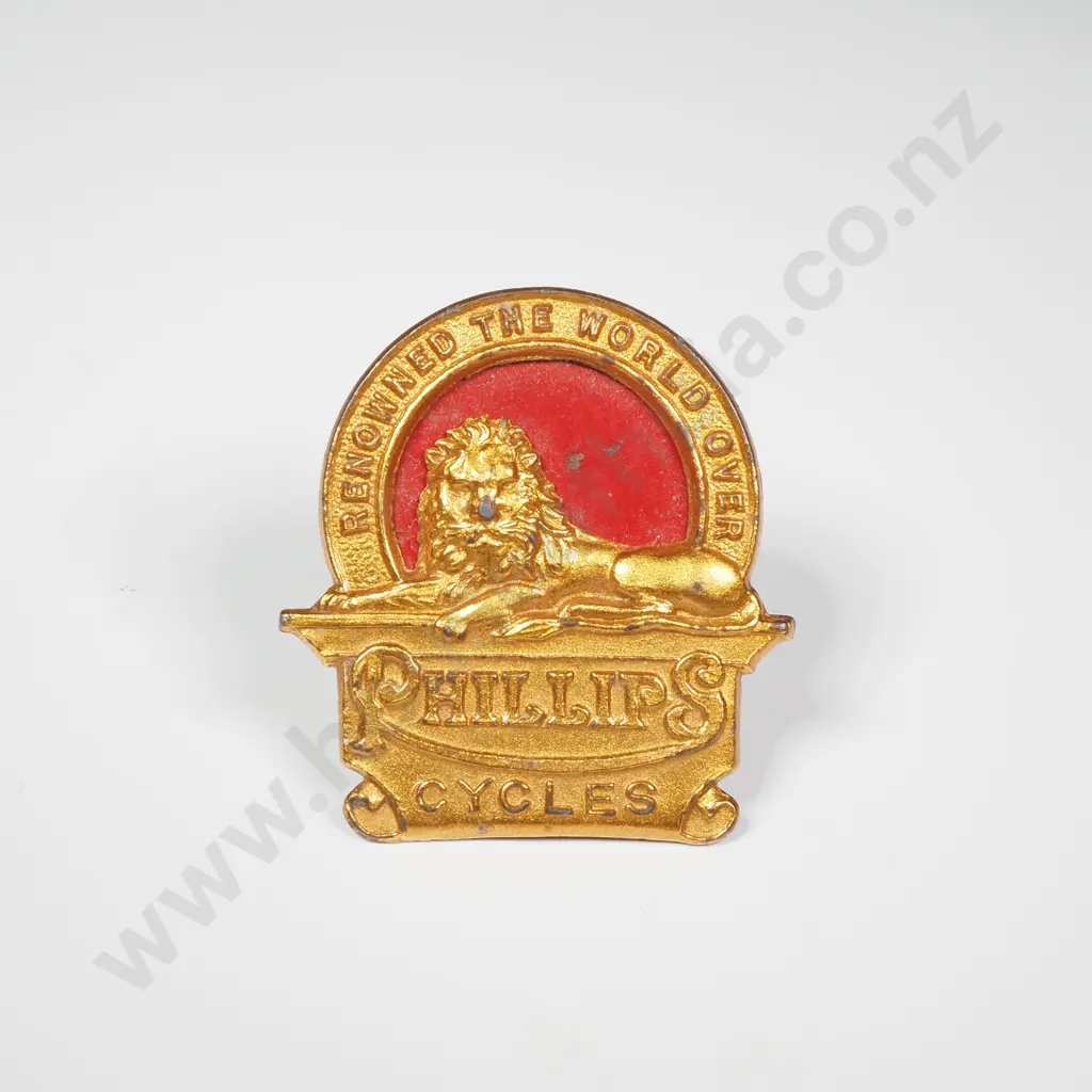 Vintage Phillips Cycles Pin Image 1++