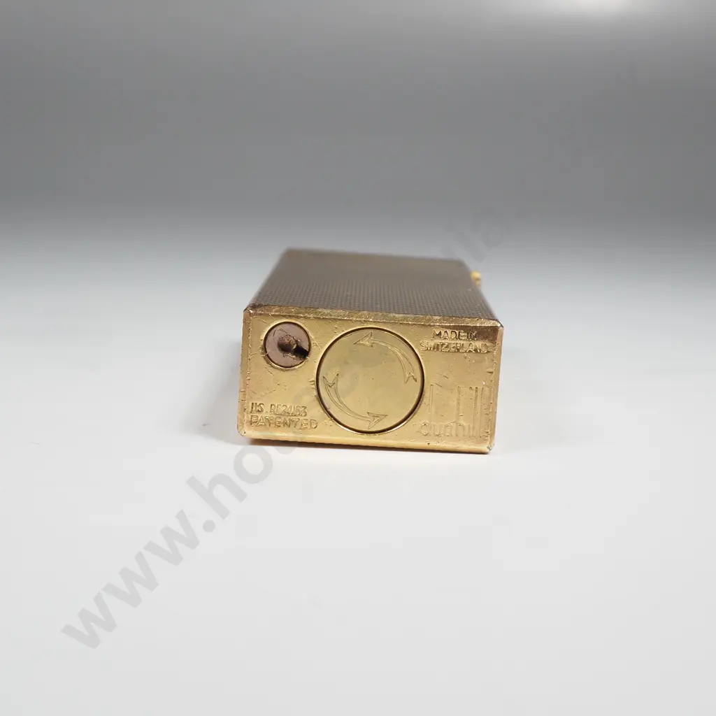 Gold plated Dunhill cigarette lighter Image 1++