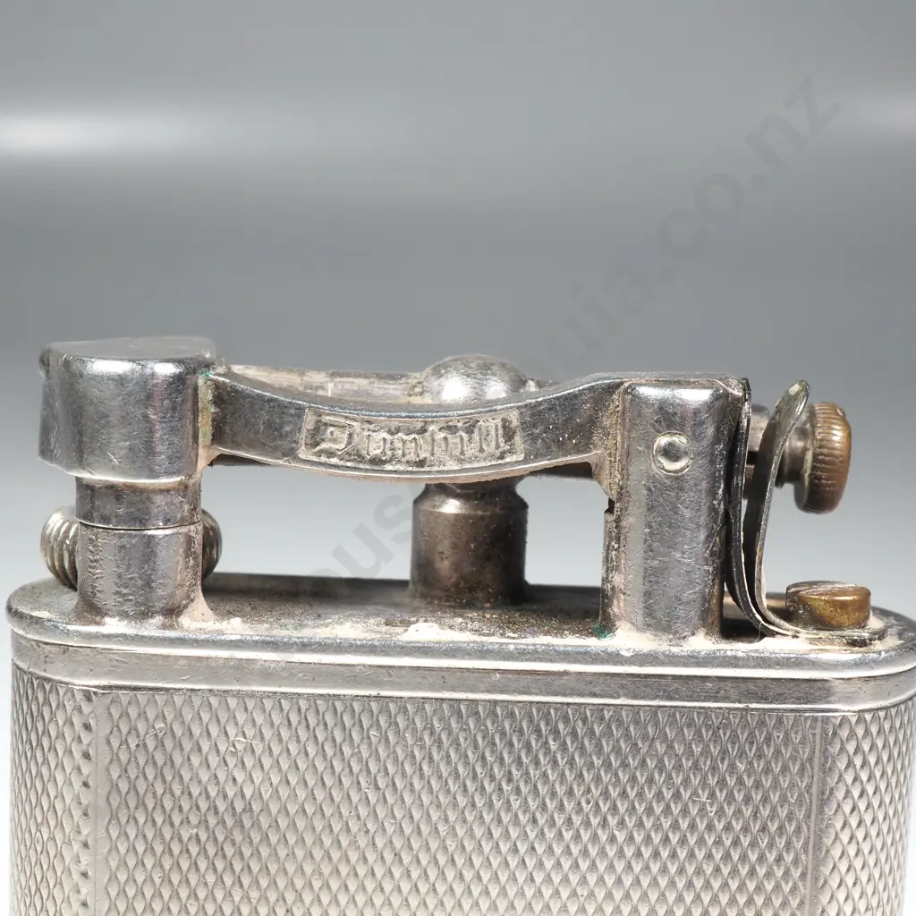 Sterling Silver Dunhill Lighter w English Hallmarks Image 1++