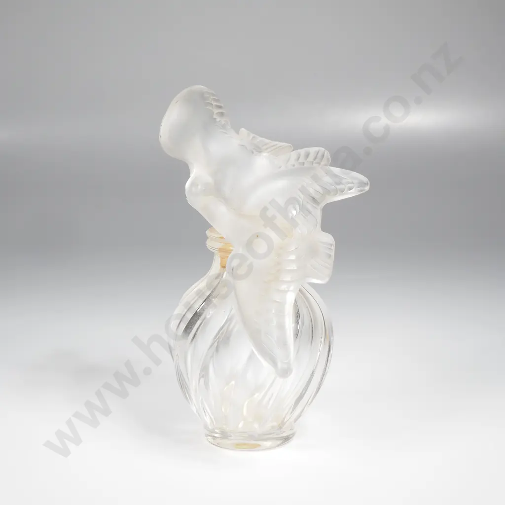 Vintage Lalique France Glass L'Air du Temps Perfume Bottle Image 1++