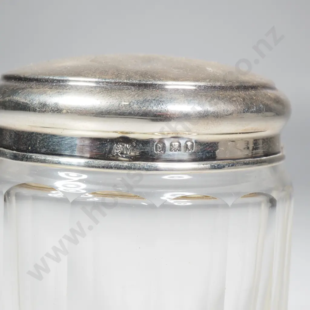 Sterling Silver Topped Dressing Table Jar Image 1++