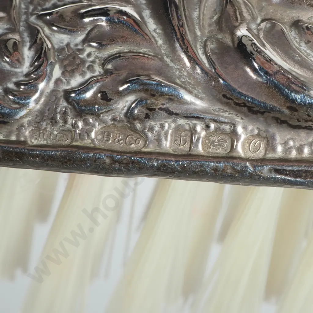 Sterling Silver Dressing Table Set Comprising of Brush, Mirror, Comb & Clothes Brush Image 1++