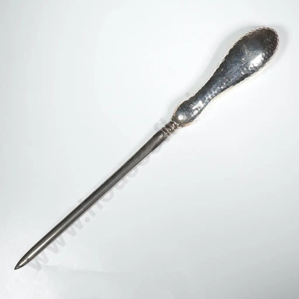 Sterling Silver Paper Knife w Metal Blade Image 1++
